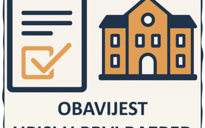 OBAVIJEST ZA RODITELJE BUDUĆIH PRVAŠIĆA