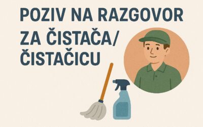 Poziv na razgovor – čistač/ica