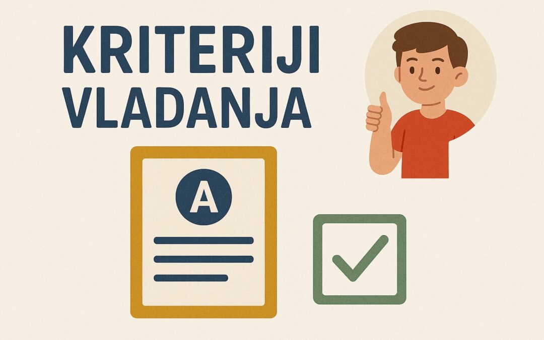 Kriteriji vladanja u PŠ Kraljevac
