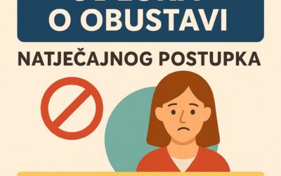 Odluka o obustavi natječajnog postupka – socijalni pedagog