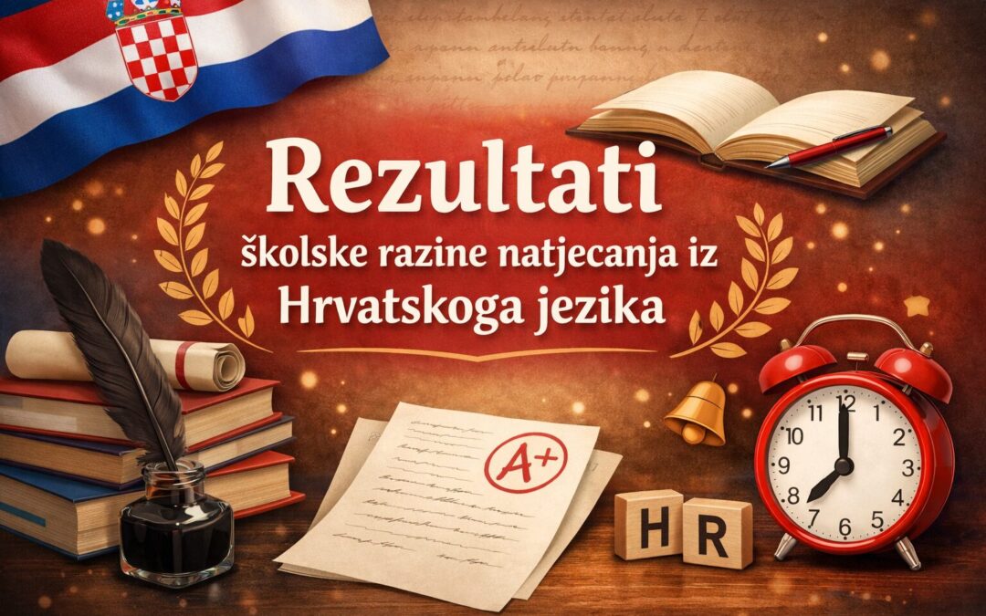 Rezultati školske razine natjecanja iz Hrvatskoga jezika