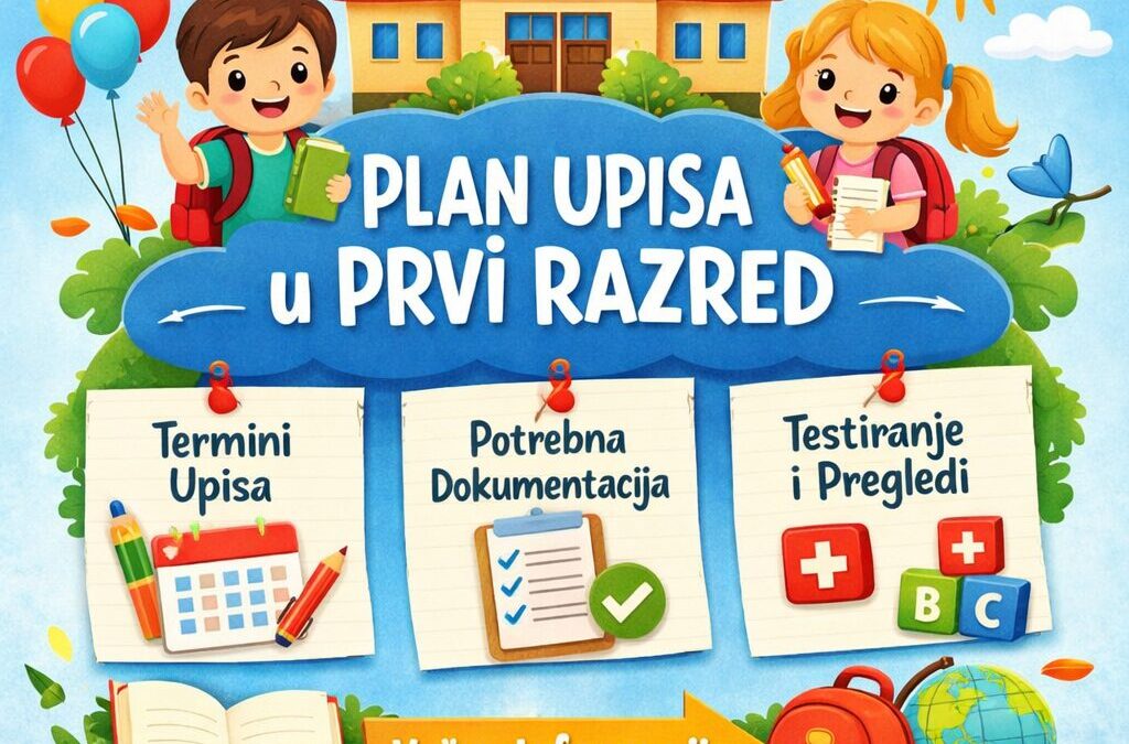 Upisi u prvi razred osnovne škole za školsku godinu 2026./2027.